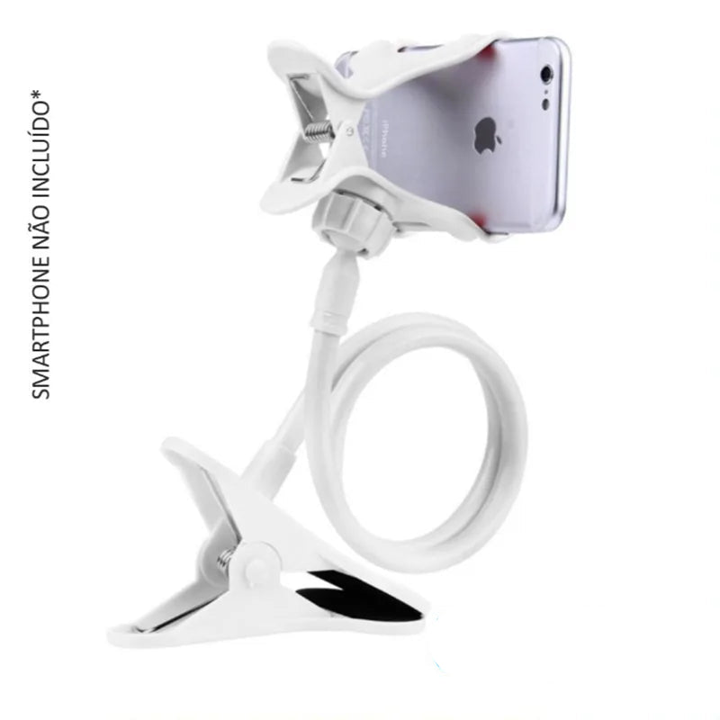 Suporte para Celular 360° Clip Portátil Flexível para Cama e Mesa