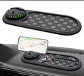 Tapete Antiderrapante 2 em 1 para Painel com Suporte para Telefone,