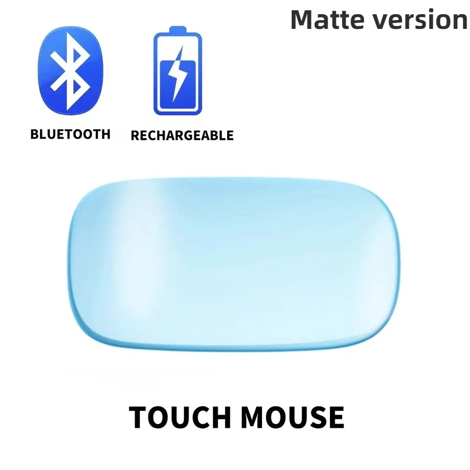 Mouse Sem Fio Mágico Bluetooth Touch – Slim, Recarregável e Ergonômico 2026