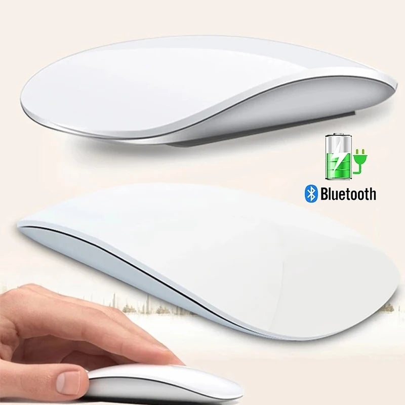 Mouse Sem Fio Mágico Bluetooth Touch – Slim, Recarregável e Ergonômico 2026