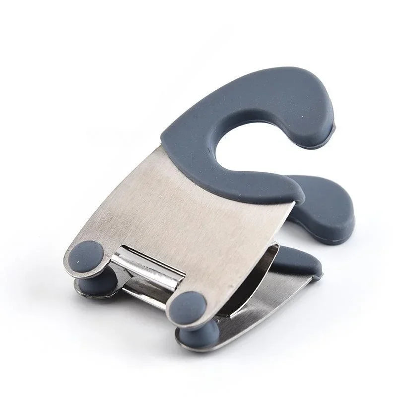 Clipe Lateral de Panela em Silicone – Suporte Anti Escaldadura para Colher e Espátula