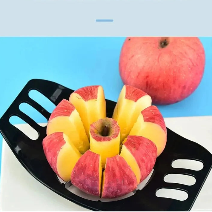 Cortador de Maçã em Aço Inoxidável – Fatie Maçãs em Segundos com Praticidade