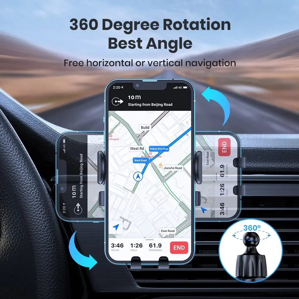 Suporte Universal para Carro – Suporte de Celular com Gravidade para Ventilação