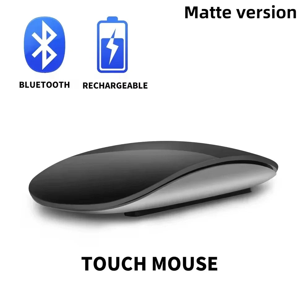Mouse Sem Fio Mágico Bluetooth Touch – Slim, Recarregável e Ergonômico 2026