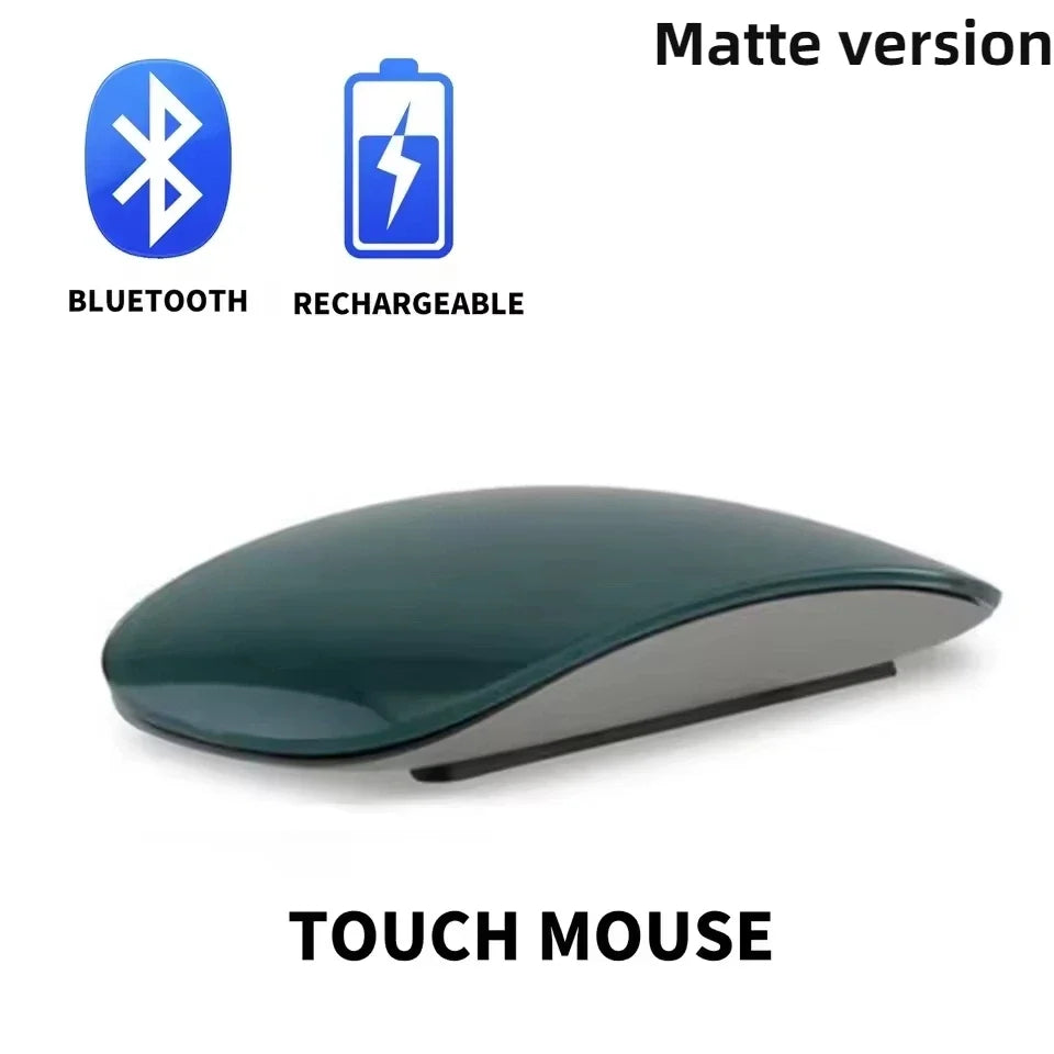 Mouse Sem Fio Mágico Bluetooth Touch – Slim, Recarregável e Ergonômico 2026