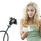 Suporte Preguiçoso para Celular com Braço Flexível – Pescoço de Ganso Longo e Ajustável