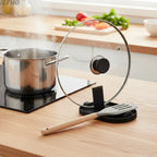 Suporte para Tampa de Panela Dobrável – Organizador de Cozinha Multifuncional